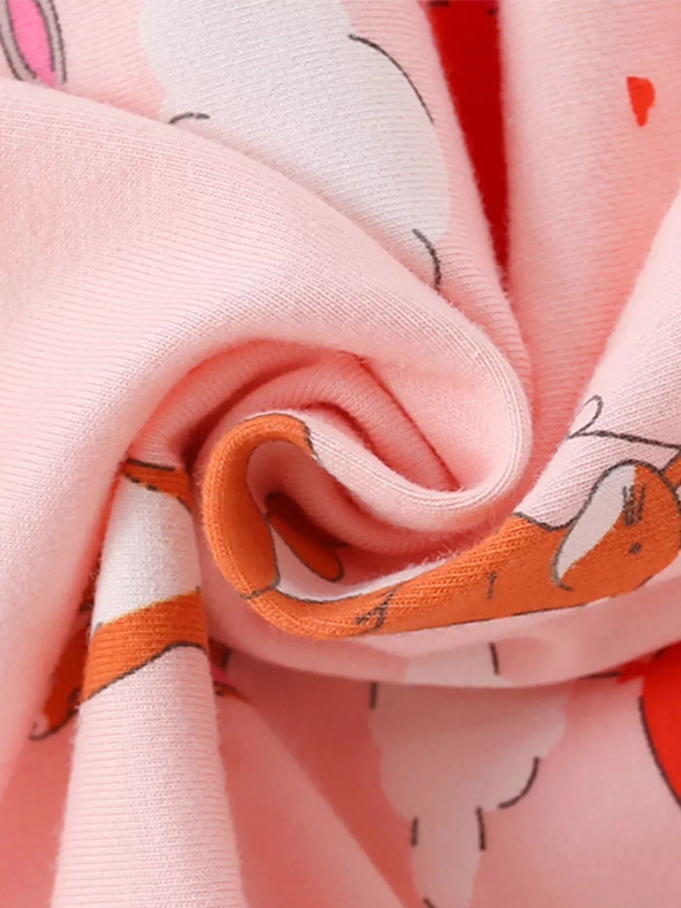 Trendsi Children's Animal Heart Balloon Print Long Sleeve Dress