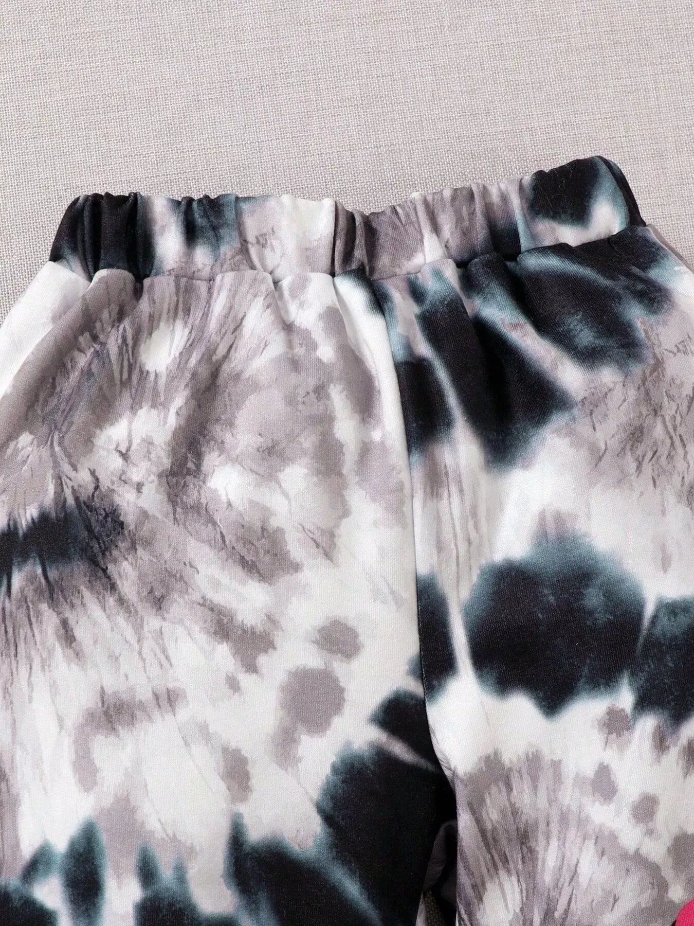 Trendsi Children's Tie-Dye Hoodie & Pants Set