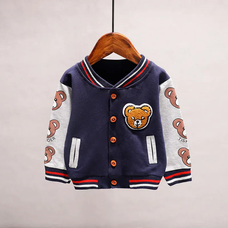 Trendy Kids Apparel Kids Clothing Boys Cotton Cartoon Jacket