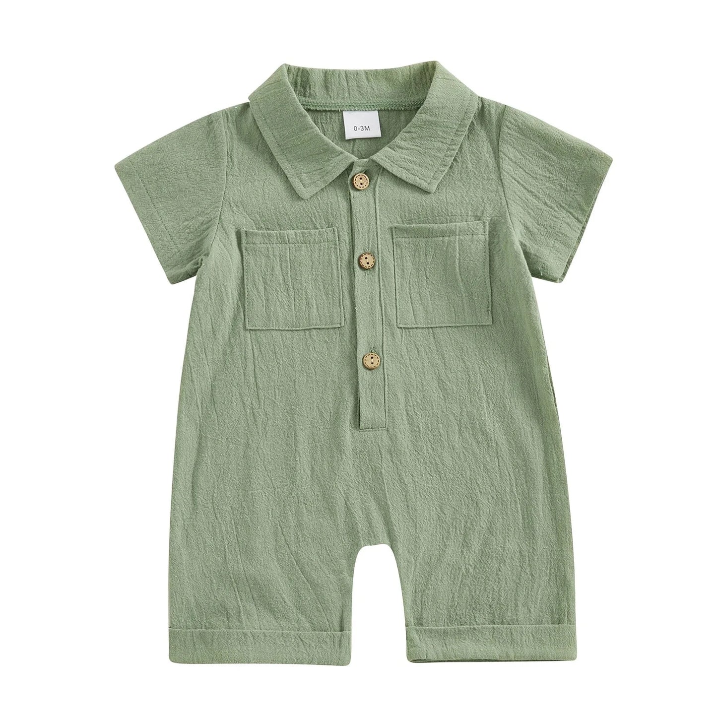 Trendy Kids Apparel Kids Clothing Boys Cotton Linen Jumpsuit