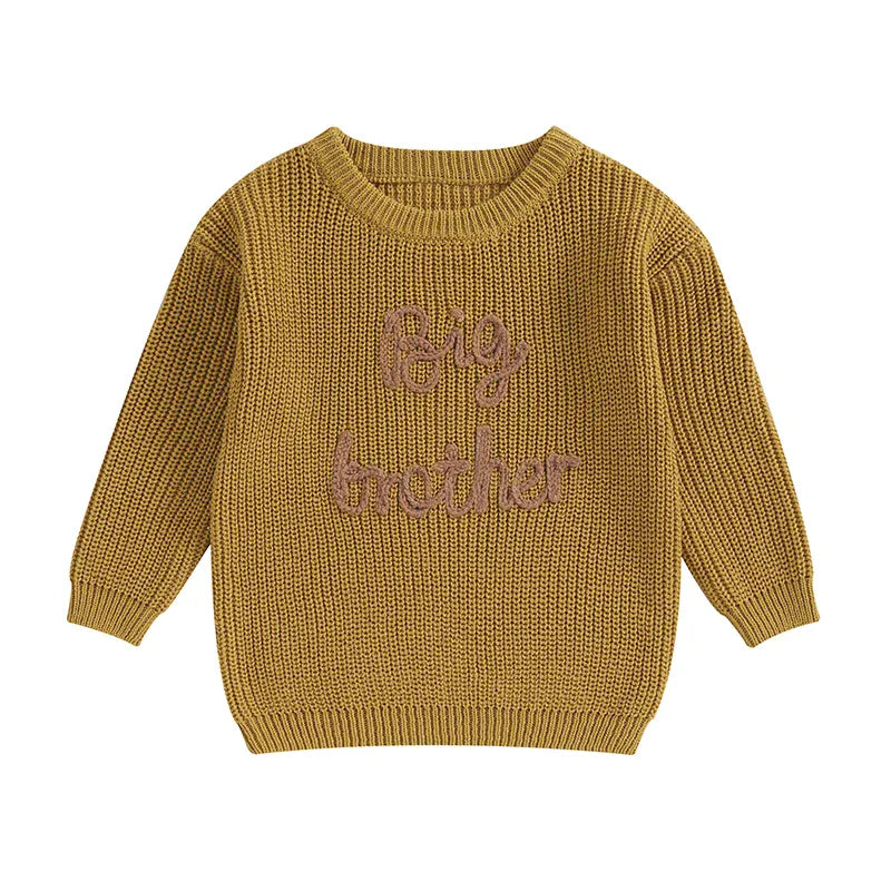 Trendy Kids Apparel Kids Clothing Boys Embroidery Pullover Knitwear