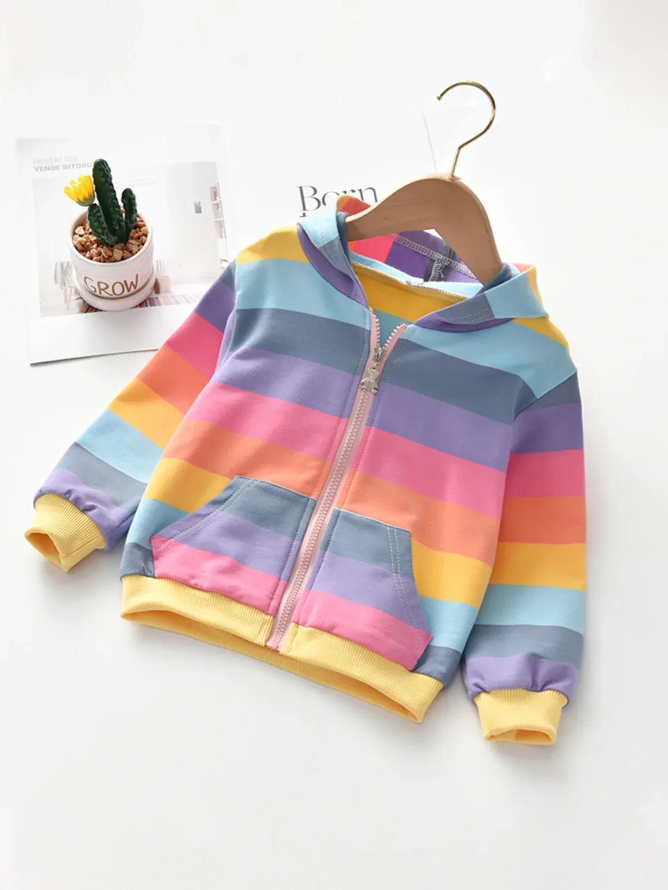 Trendy Kids Apparel Kids Clothing Girls' Fashion Hooded Jacket