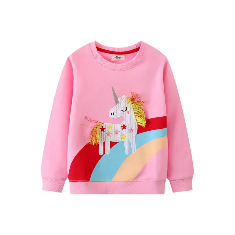 Trendy Kids Apparel Kids Clothing Girls Sweatshirts Long Sleeve