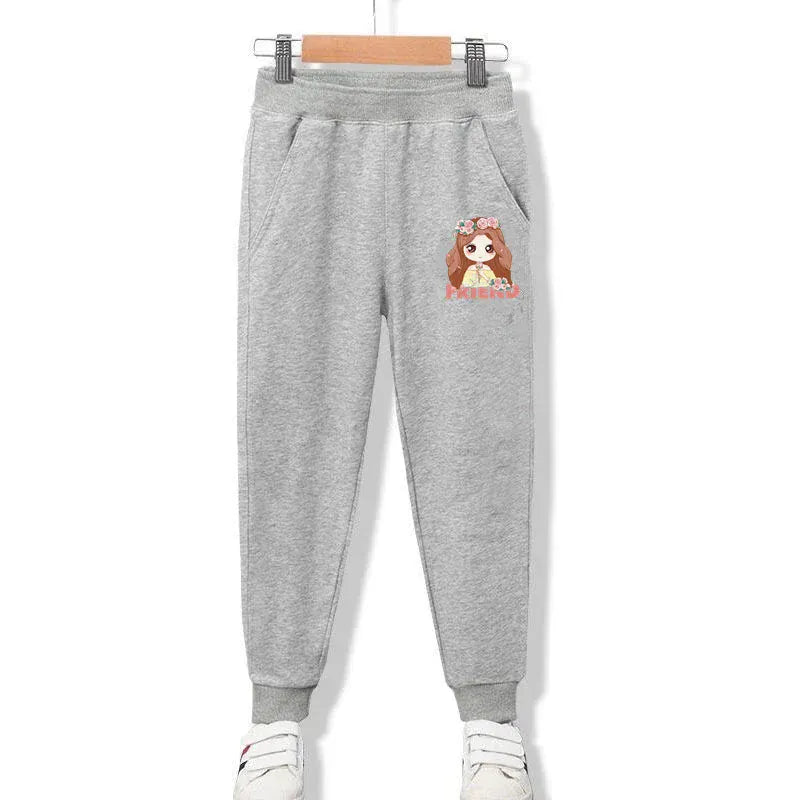 Trendy Kids Apparel Kids Clothing New Girls Elastic Pants