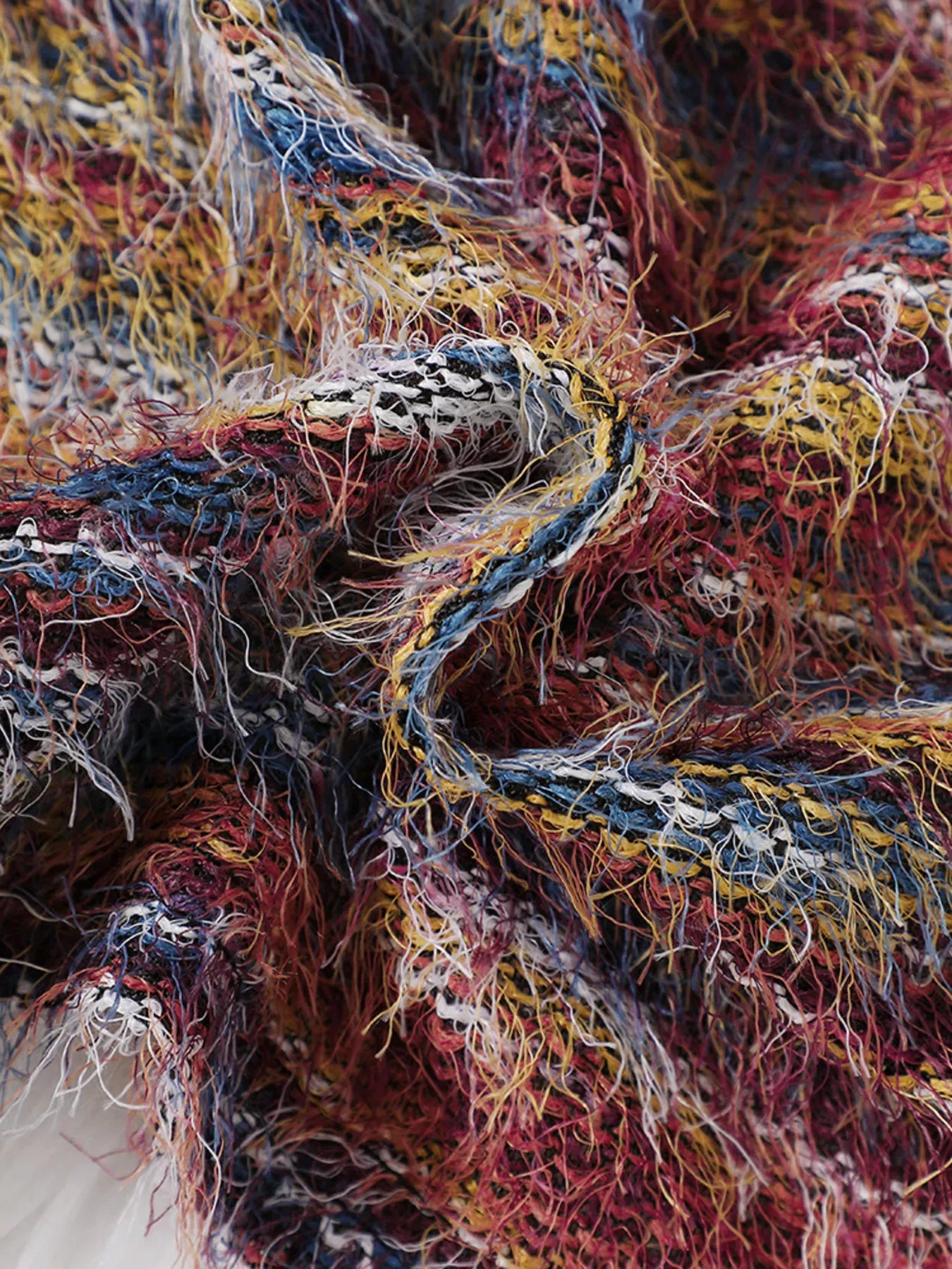 Trendy Kids Apparel US Kids Clothing Children's Colorful Knitted Fuzzy Cardigan