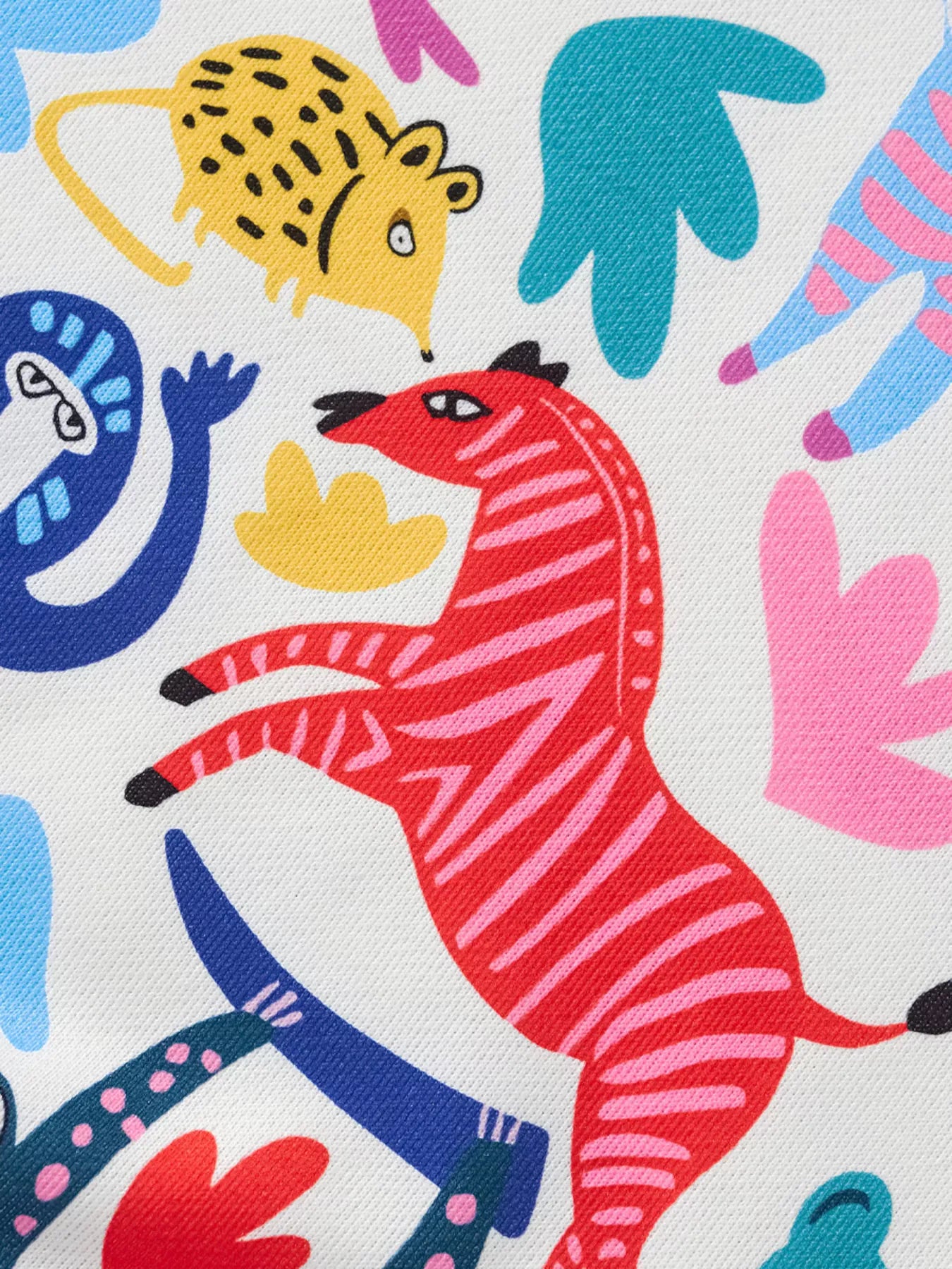 Trendsi Children's Animal Print Crew Neck Sweatshirt