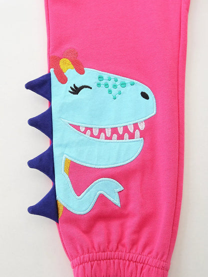 Trendsi Children's Dinosaur Drawstring Joggers