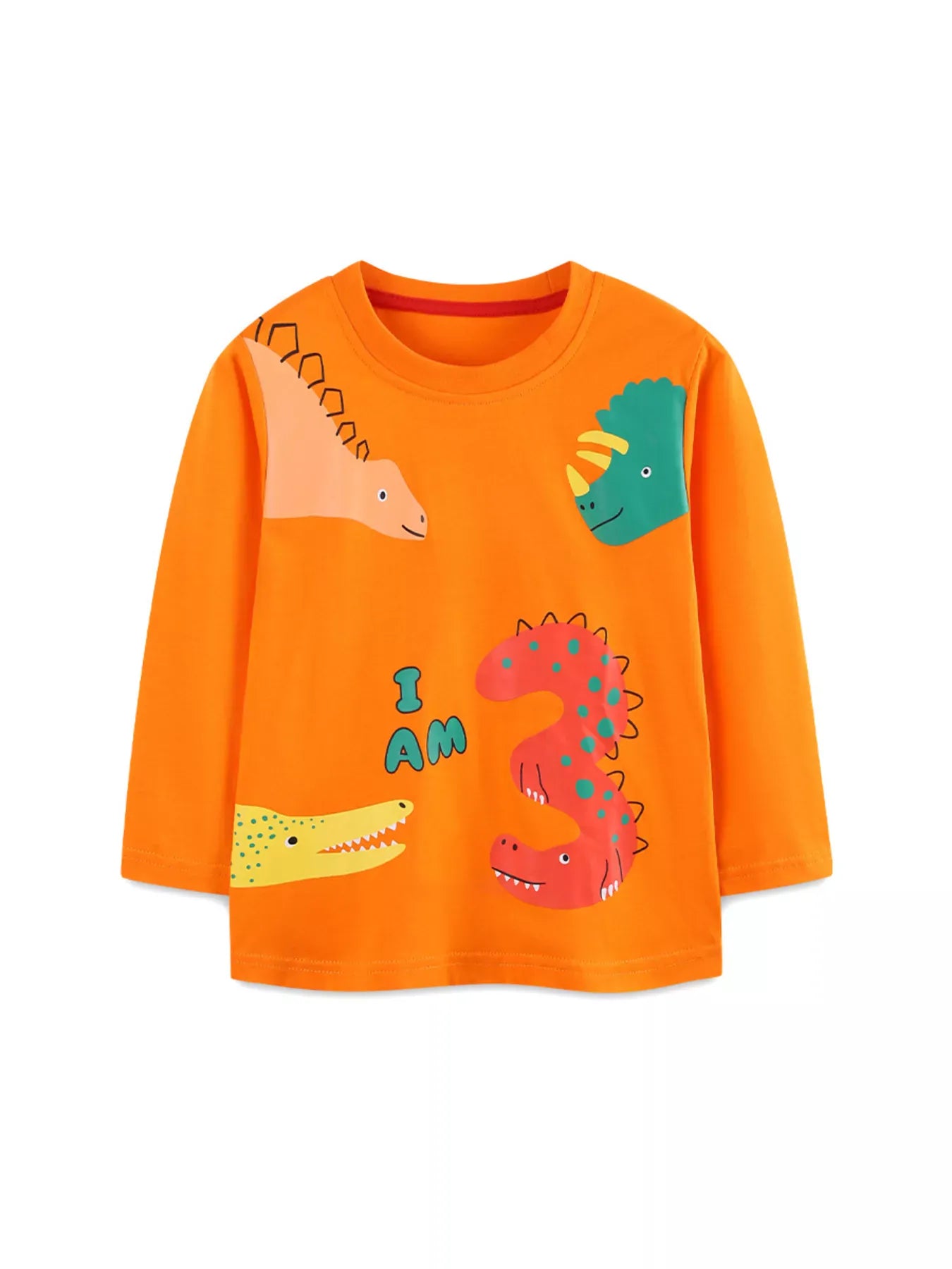 Trendsi Children's Dinosaur Print Long Sleeve T-Shirt