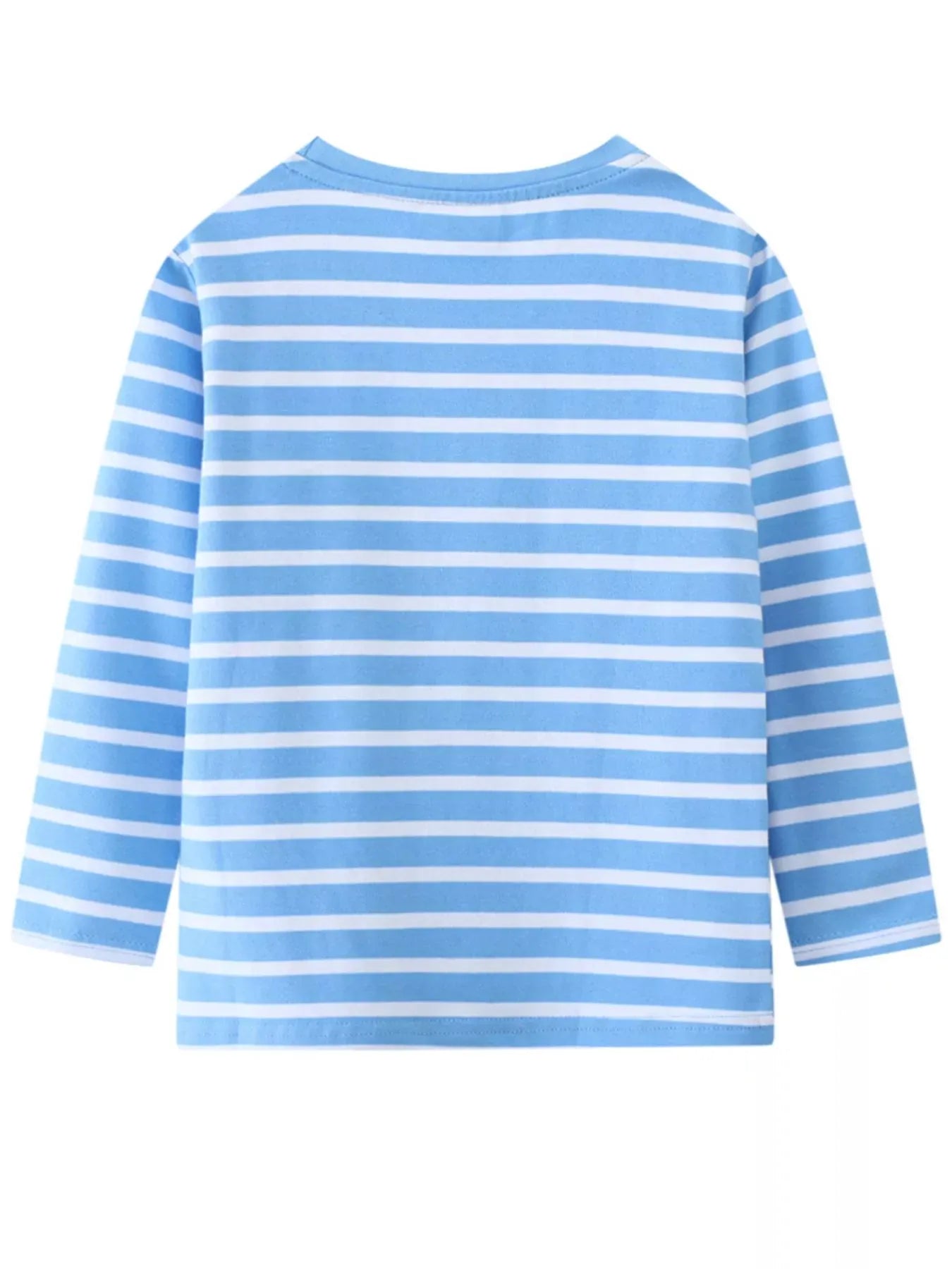 Trendsi Children's Dinosaur Striped Long Sleeve T-Shirt