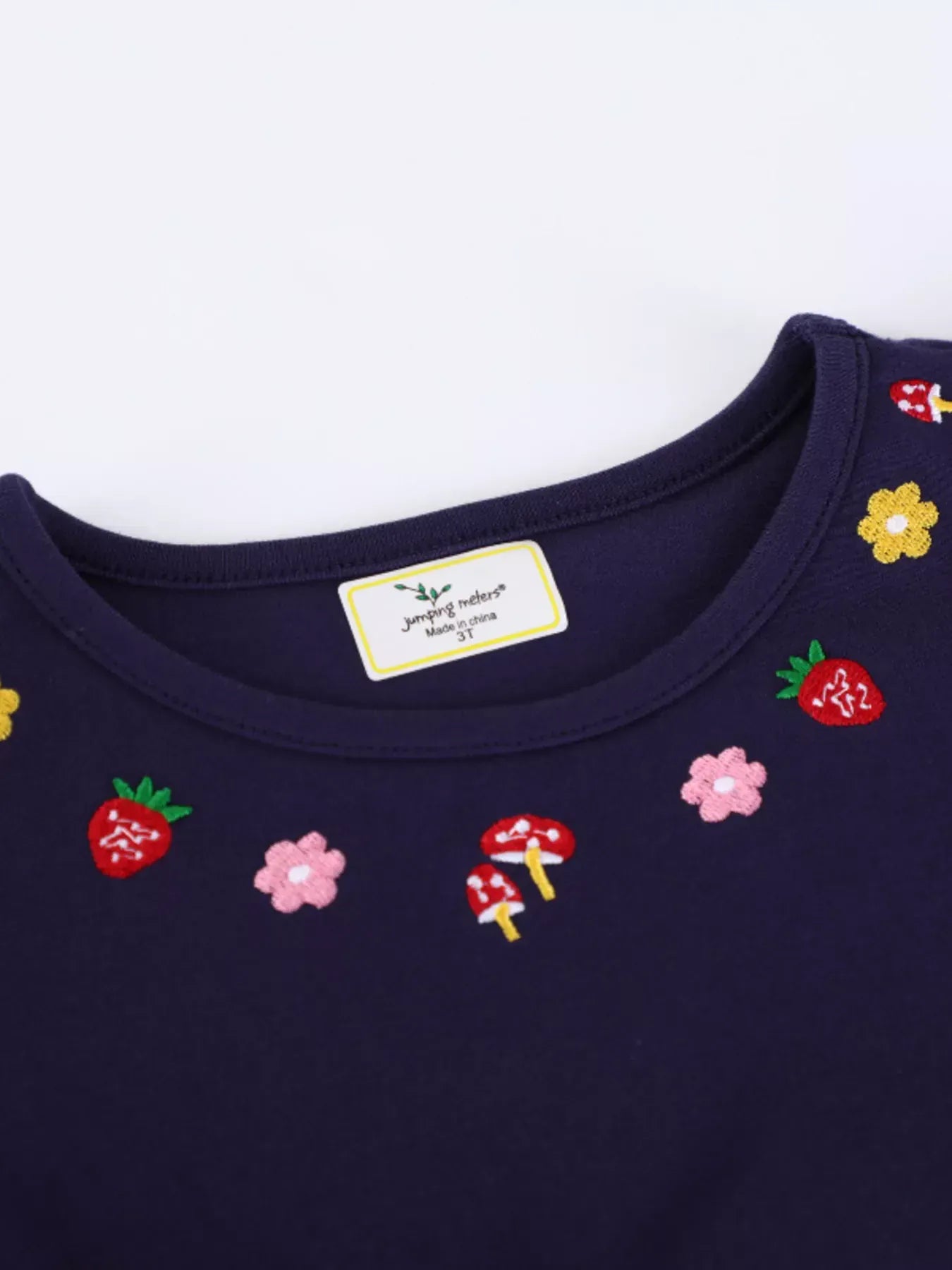 Trendsi Children's Embroidered Long Sleeve Casual Dress