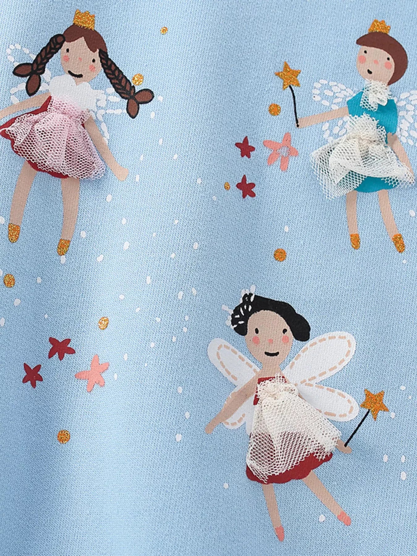 Trendsi Children's Fairy Crew Neck Sweatshirt