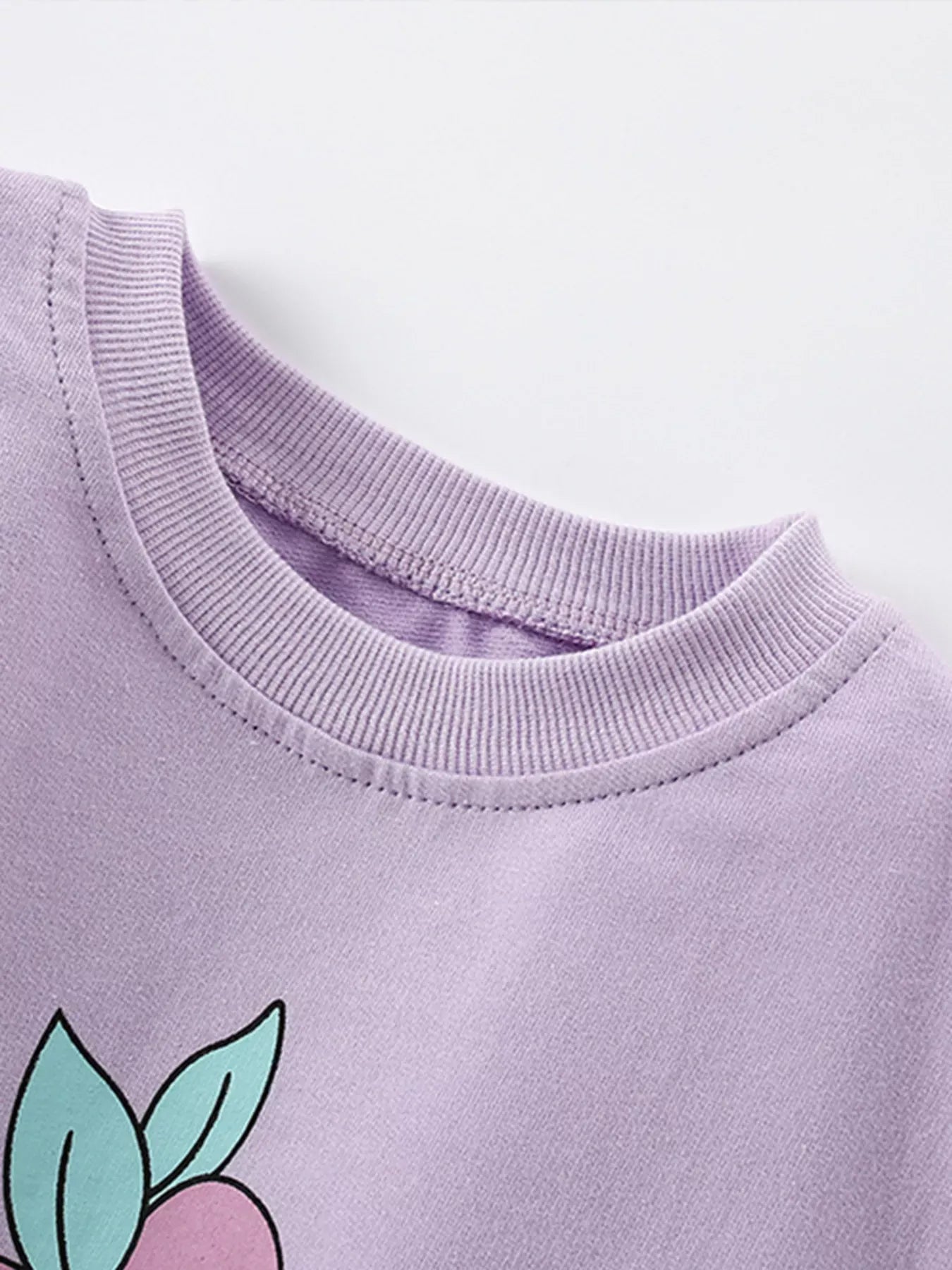 Trendsi Children's Floral Print Crew Neck Sweatshirt