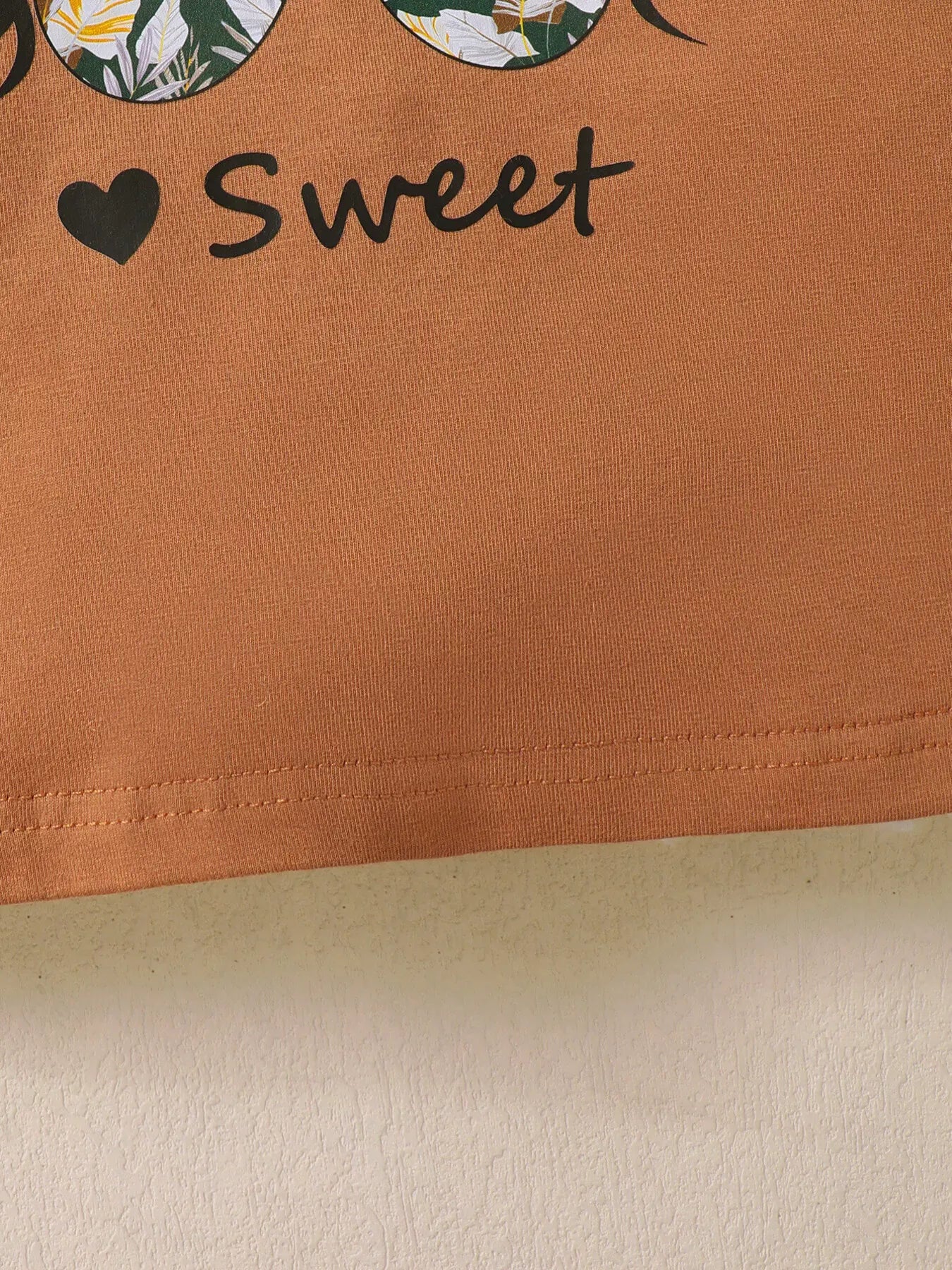 Trendsi Children's Graphic Top & Floral Pants Set