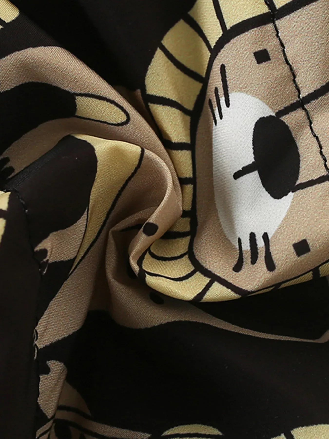 Trendsi Children's Lion Print Hooded Warm Padded Jacket