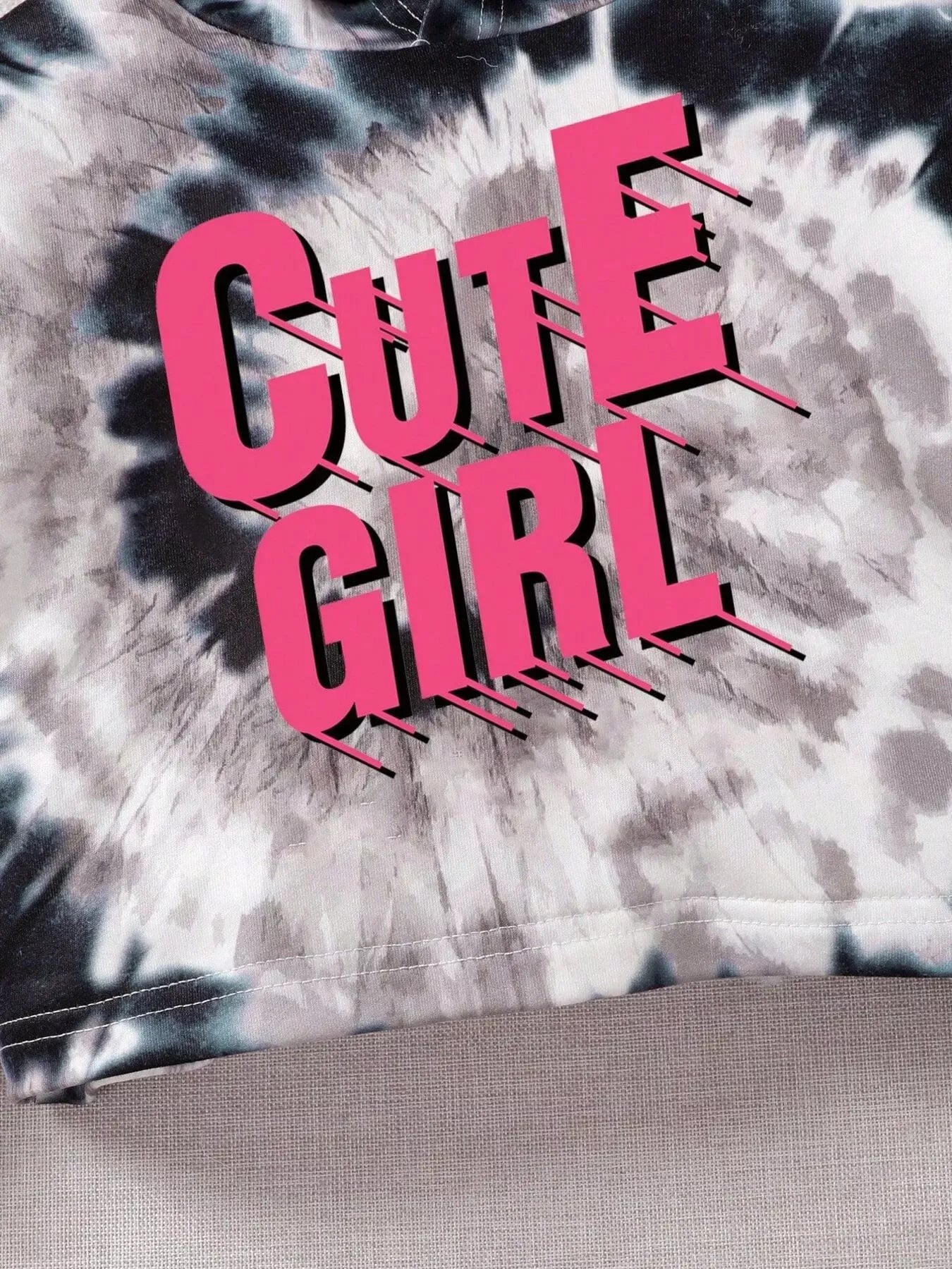 Trendsi Children's Tie-Dye Hoodie & Pants Set