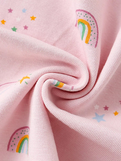 Trendsi Children's Unicorn Print Long Sleeve Dress