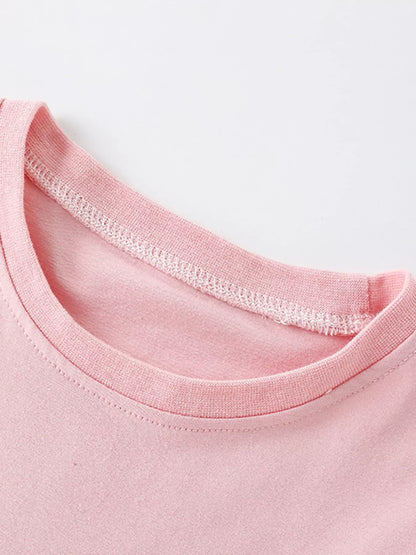 Trendsi Children's Unicorn Print Long Sleeve Dress