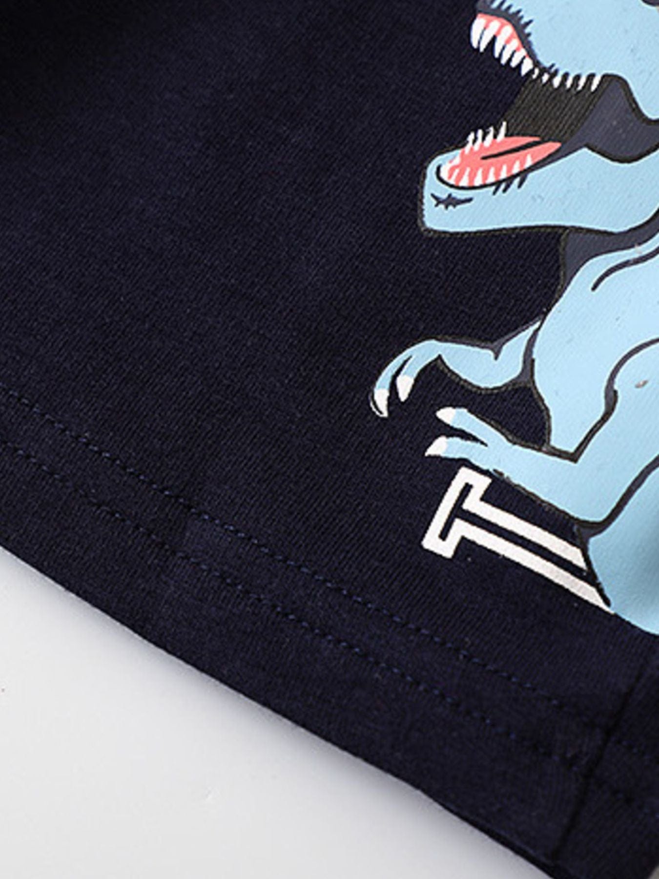 Trendsi Kids Clothing Children's Dinosaur Graphic Tee and Shorts Set