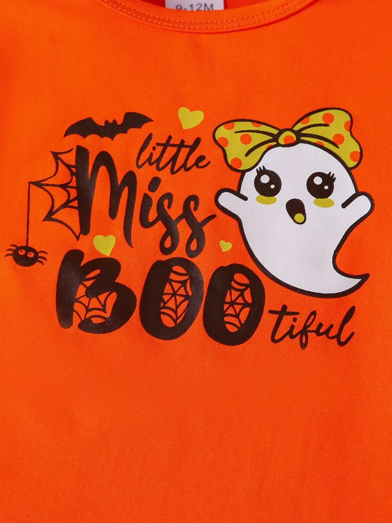 Trendsi Kids Clothing Children's Halloween Graphic Top and Pants 3-Piece Set with Headband