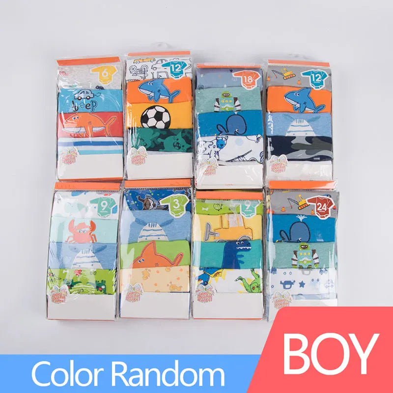 Trendy Kids Apparel Kids Clothing 5Pcs Cotton Baby Bodysuits