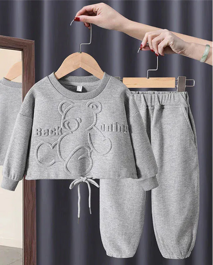 Trendy Kids Apparel Kids Clothing Autumn Girls Tracksuit Sets