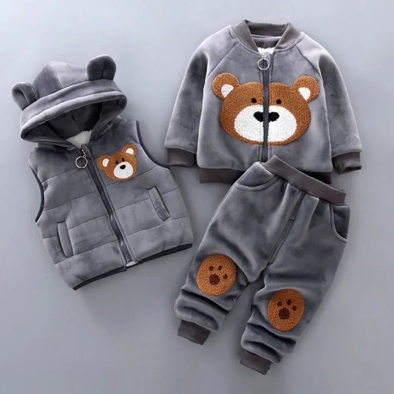 Trendy Kids Apparel Kids Clothing Autumn Winter Girls Clothes Sets
