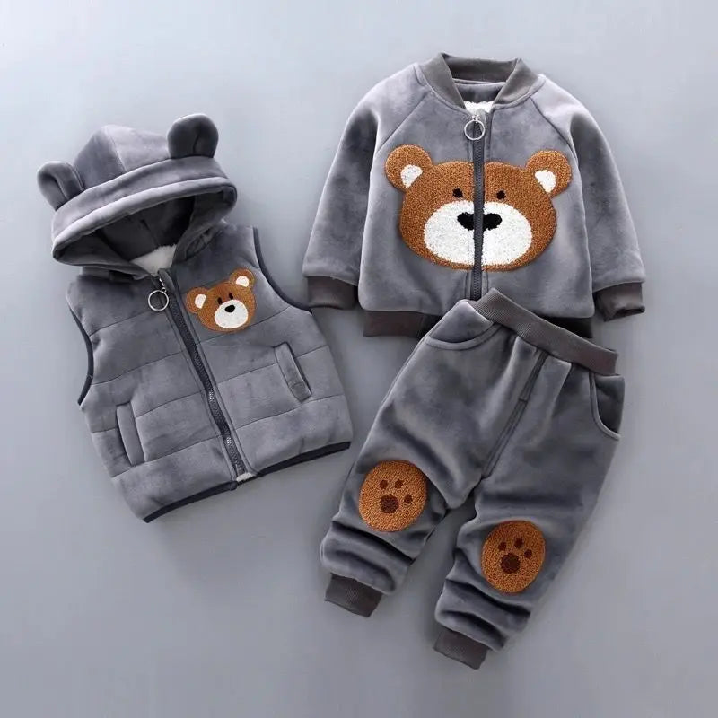 Trendy Kids Apparel Kids Clothing Autumn Winter Girls Clothes Sets