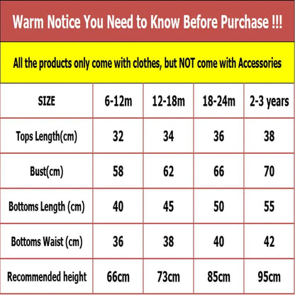 Trendy Kids Apparel Kids Clothing Baby Clothing Cotton Set