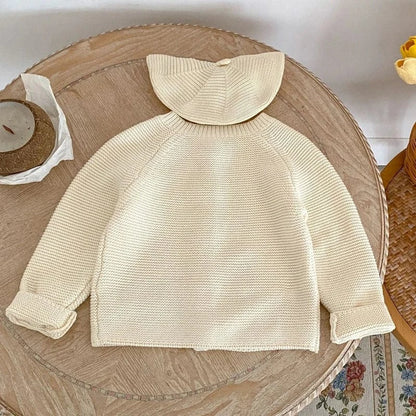 Trendy Kids Apparel Kids Clothing Baby Cotton Sweater Knitted Cardigan