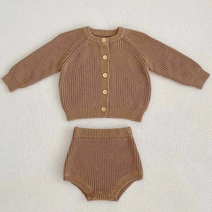 Trendy Kids Apparel Kids Clothing Baby Girls Knitted Suit