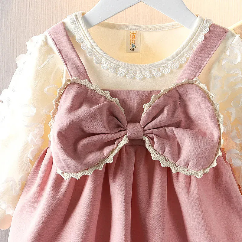 Trendy Kids Apparel Kids Clothing Baby Girls' Stylish Autumn Princess Dress