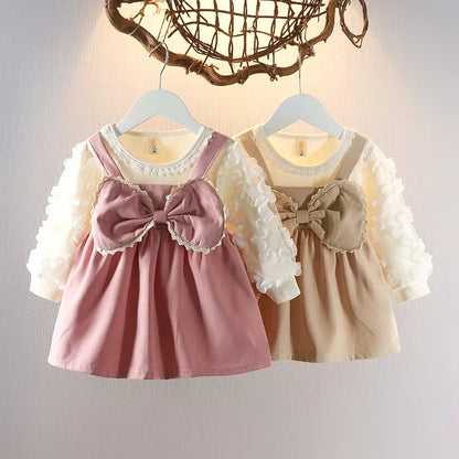 Trendy Kids Apparel Kids Clothing Baby Girls' Stylish Autumn Princess Dress