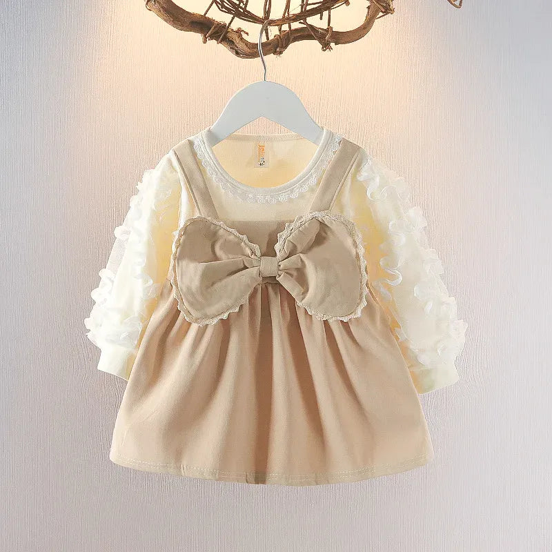 Trendy Kids Apparel Kids Clothing Baby Girls' Stylish Autumn Princess Dress