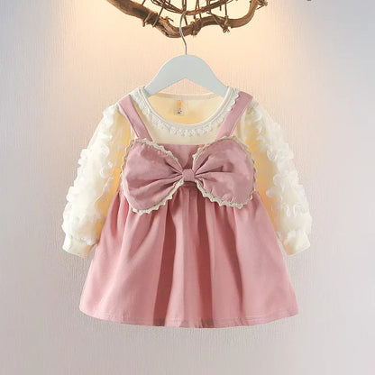 Trendy Kids Apparel Kids Clothing Baby Girls' Stylish Autumn Princess Dress
