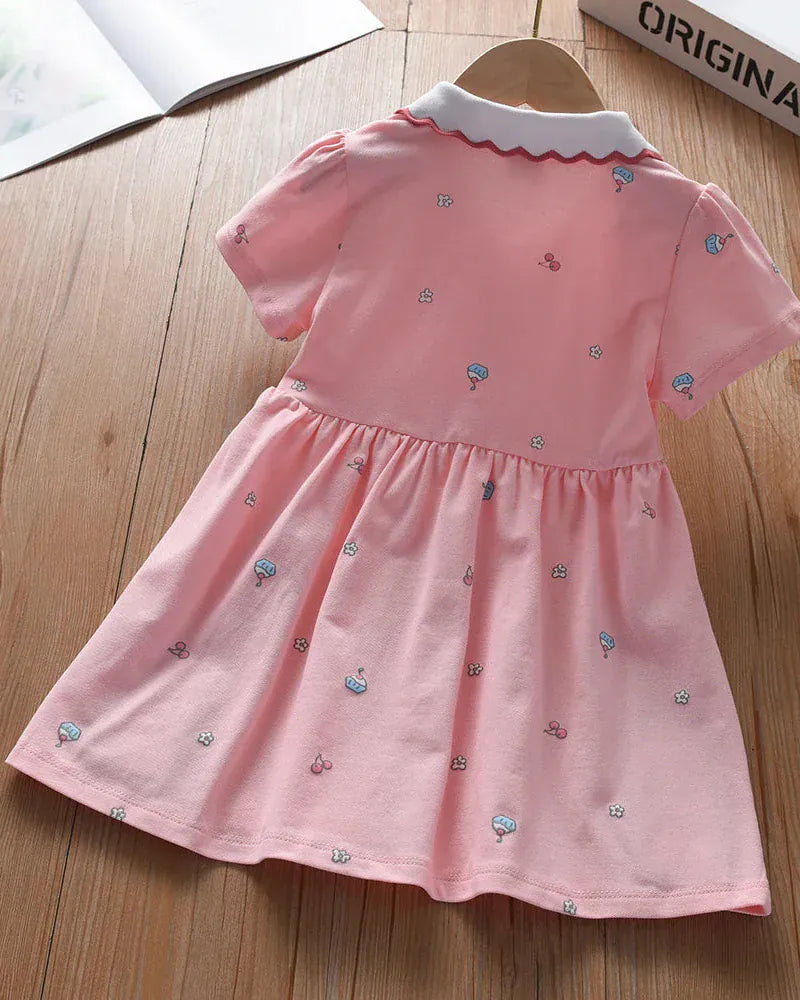 Trendy Kids Apparel Kids Clothing Baby Girls' Summer Dress | 100% Breathable Cotton