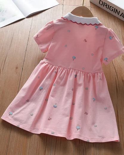 Trendy Kids Apparel Kids Clothing Baby Girls' Summer Dress | 100% Breathable Cotton