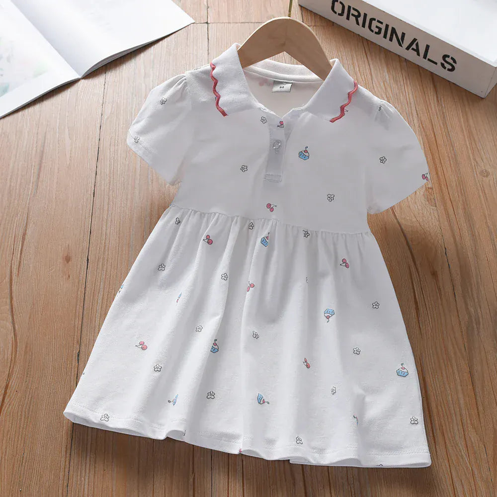 Trendy Kids Apparel Kids Clothing Baby Girls' Summer Dress | 100% Breathable Cotton
