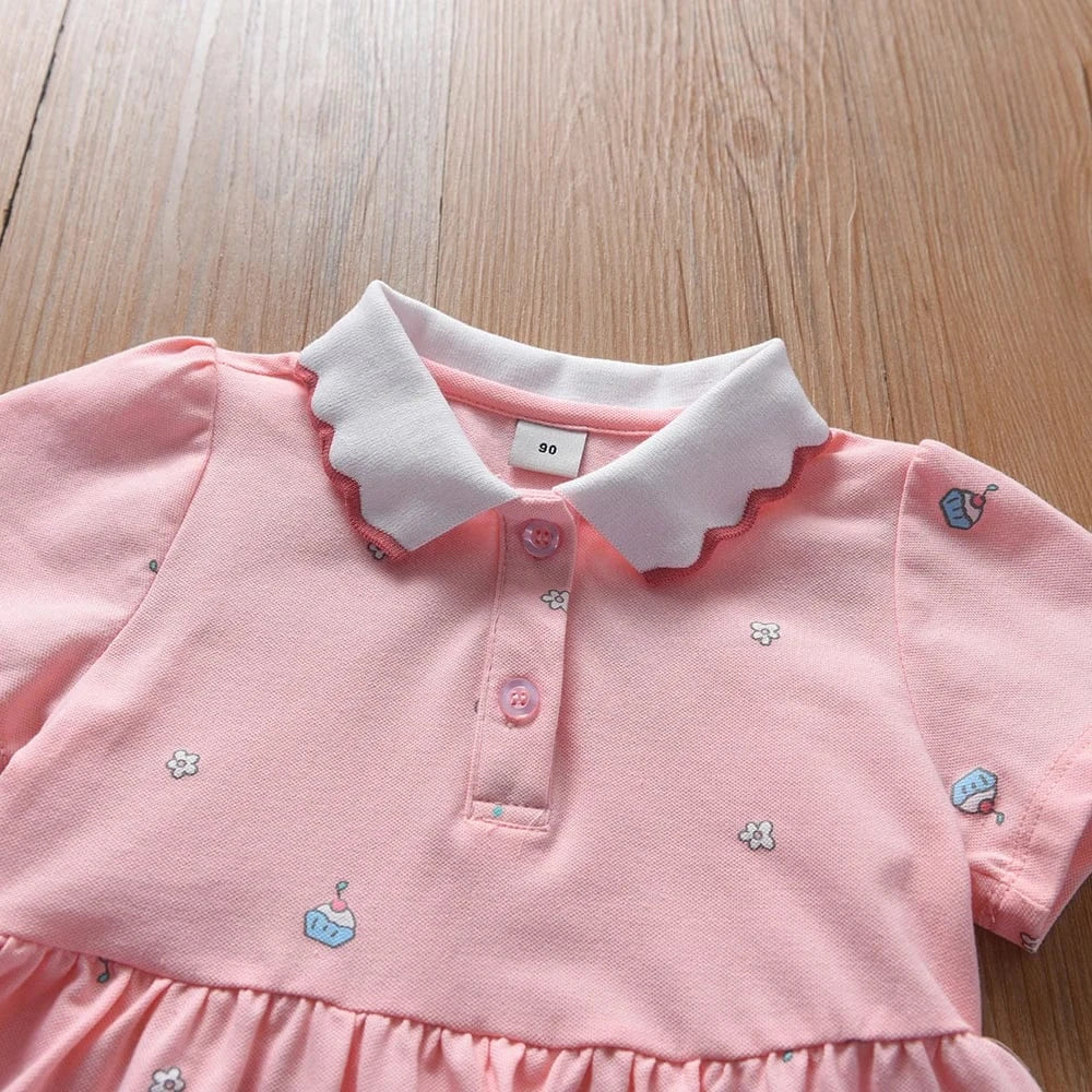 Trendy Kids Apparel Kids Clothing Baby Girls' Summer Dress | 100% Breathable Cotton