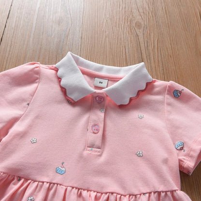 Trendy Kids Apparel Kids Clothing Baby Girls' Summer Dress | 100% Breathable Cotton