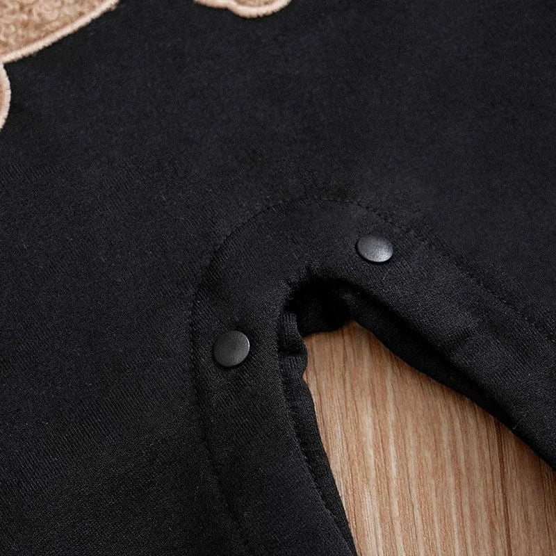 Trendy Kids Apparel Kids Clothing Baby Jumpsuit Cute Cartoon Teddy Bear