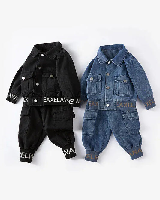 Trendy Kids Apparel Kids Clothing Boys' 2026 New Denim Outfit Set