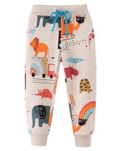 Trendy Kids Apparel Kids Clothing Boys All-Over Print Drawstring Sweatpants