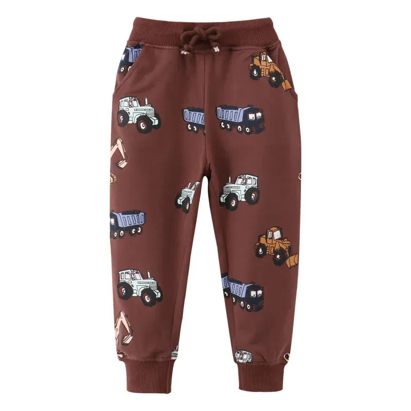 Trendy Kids Apparel Kids Clothing Boys All-Over Print Drawstring Sweatpants