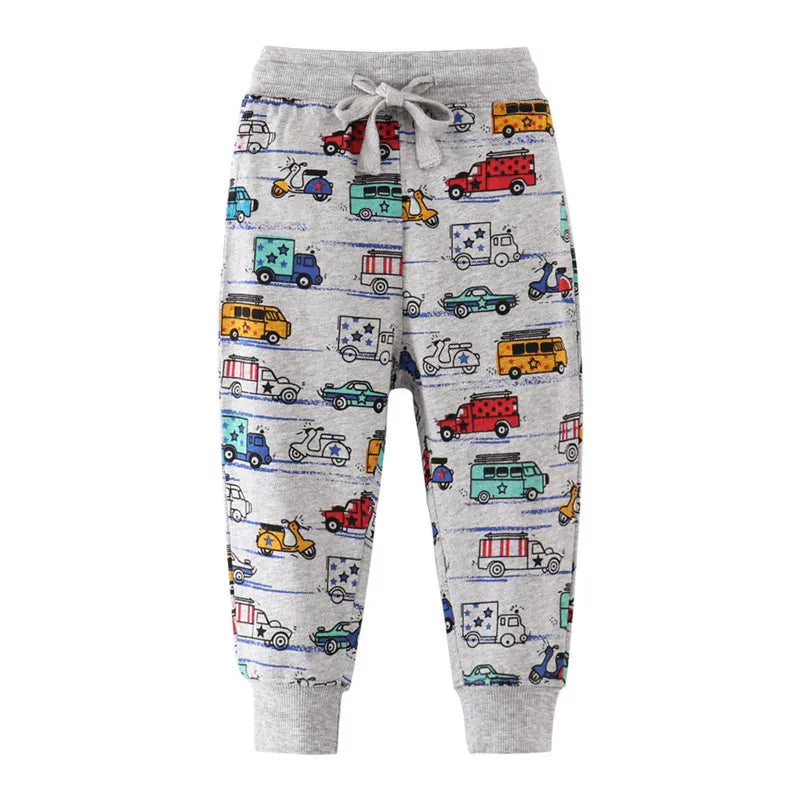 Trendy Kids Apparel Kids Clothing Boys All-Over Print Drawstring Sweatpants