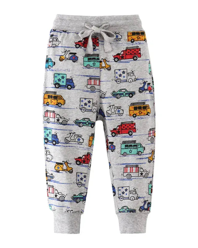 Trendy Kids Apparel Kids Clothing Boys All-Over Print Drawstring Sweatpants