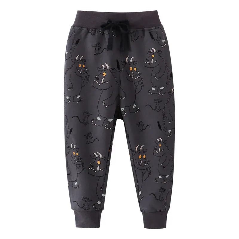 Trendy Kids Apparel Kids Clothing Boys All-Over Print Drawstring Sweatpants