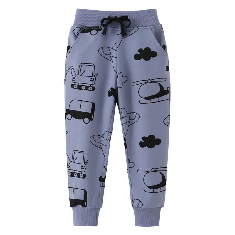 Trendy Kids Apparel Kids Clothing Boys All-Over Print Drawstring Sweatpants