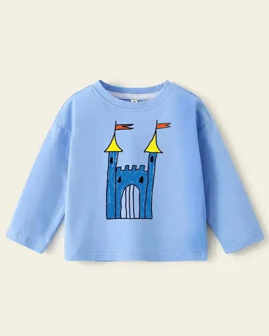 Trendy Kids Apparel Kids Clothing Boys' Autumn/Spring Cotton Candy Color T-Shirt