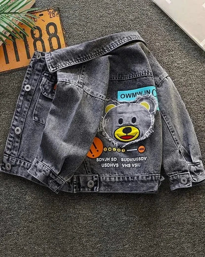 Trendy Kids Apparel Kids Clothing Boys Baby Denim Jacket