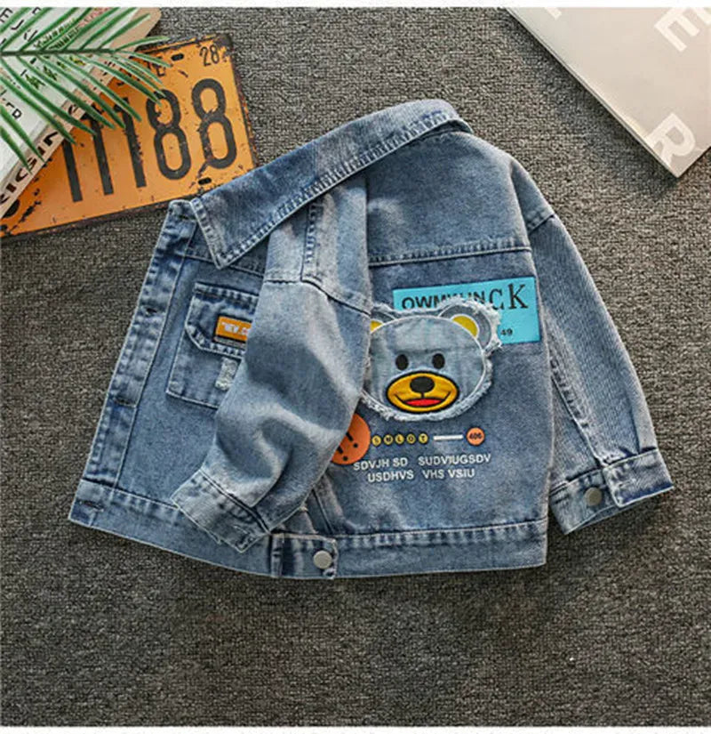 Trendy Kids Apparel Kids Clothing Boys Baby Denim Jacket